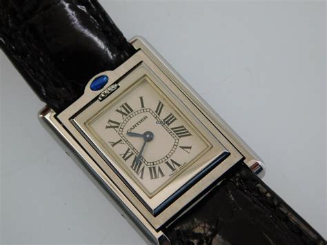 cartier uhr herren mit krokoband